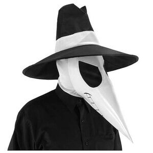 🕵️‍♂️ Spy vs. Spy — 2 Black Spy Mask & Hat Accessory Kit (Elope, Unworn, Rare!)